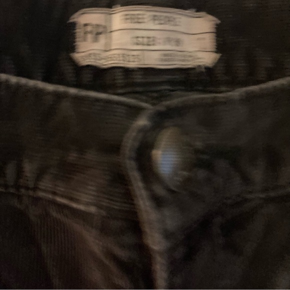 3 for $15 Free People Faded Black Corduroy Skinny Stretch Jeans Casual Pants - Picture 2 of 9